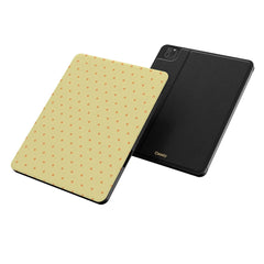 On the Dot | Yellow Polka Dot iPad Case