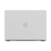On the Dot | White Polka Dot Laptop Shell