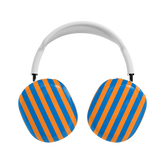 Go New York | Blue & Orange Stripes AirPods Max Case