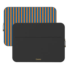 Go New York | Blue & Orange Stripes Laptop Case