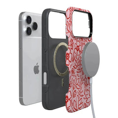 Blush Garden | Floral Doodle Case