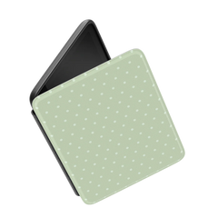 On the Dot | Green Polka Dot Kindle Case