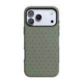On the Dot | Olive Green Polka Dot Case