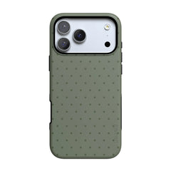 On the Dot | Olive Green Polka Dot Case