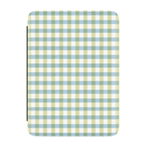 Pastel Picnic | Blue & Green Gingham Kindle Case