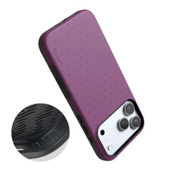 On the Dot | Plum Polka Dot Case