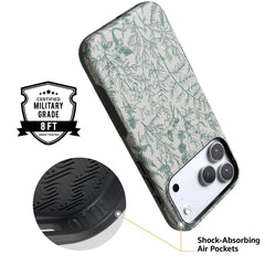 Sage Garden | Green Floral Case