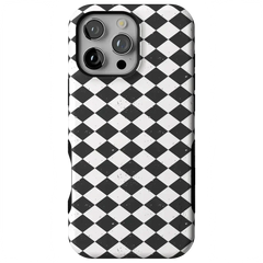 Salem's Hex | Black & White Checkered Case
