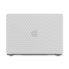 On the Dot | White Polka Dot Laptop Shell