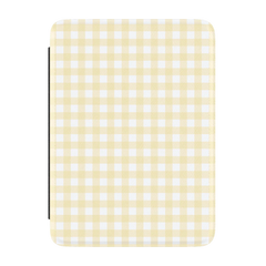 Pastel Picnic | Yellow Gingham Kindle Case