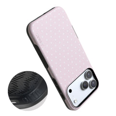 On the Dot | Pink & White Polka Dot Case