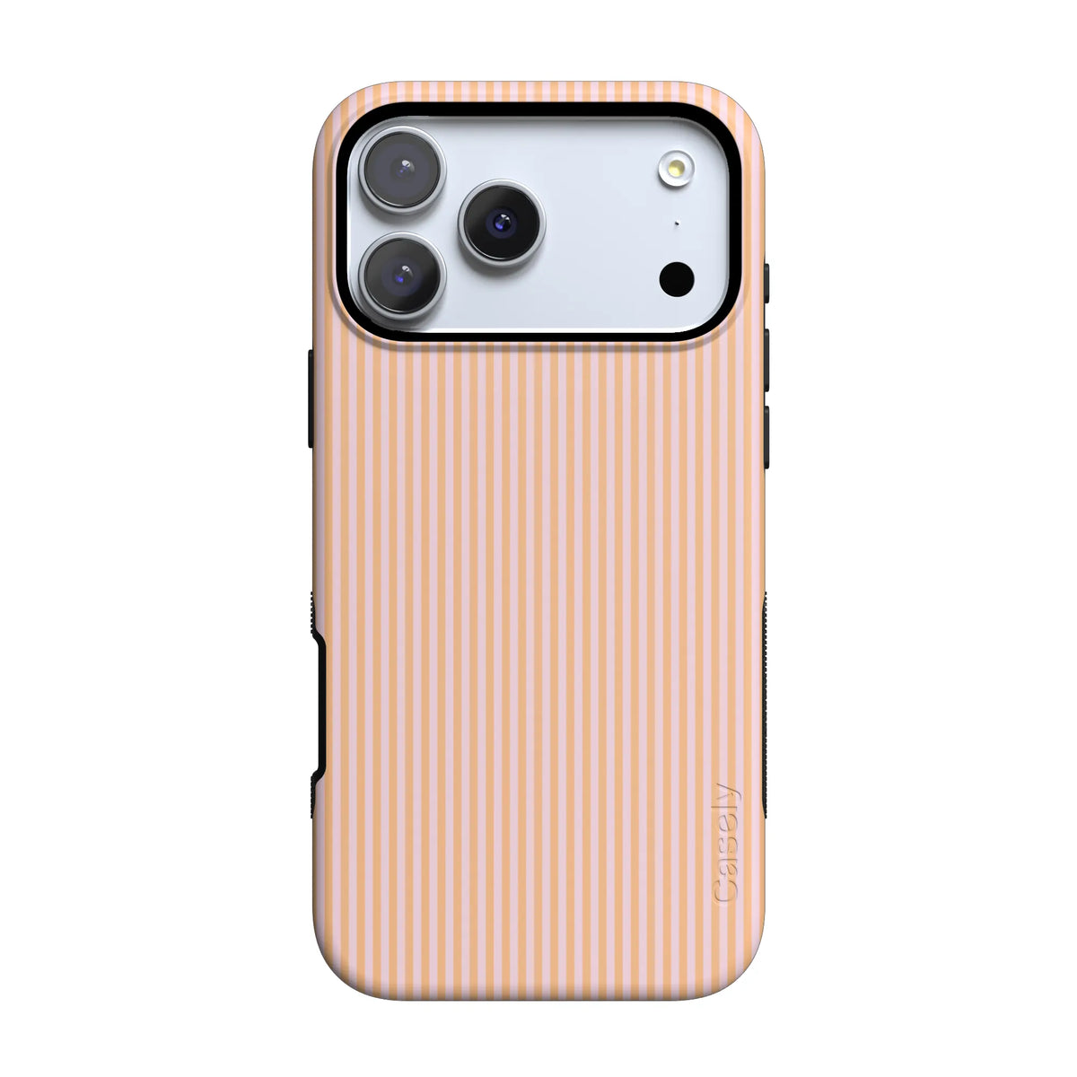 Stripes and the City | Orange & Pink Pinstripe Case