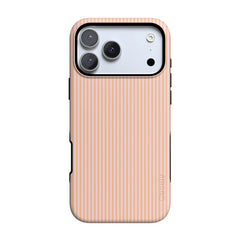 Stripes and the City | Orange & Pink Pinstripe Case