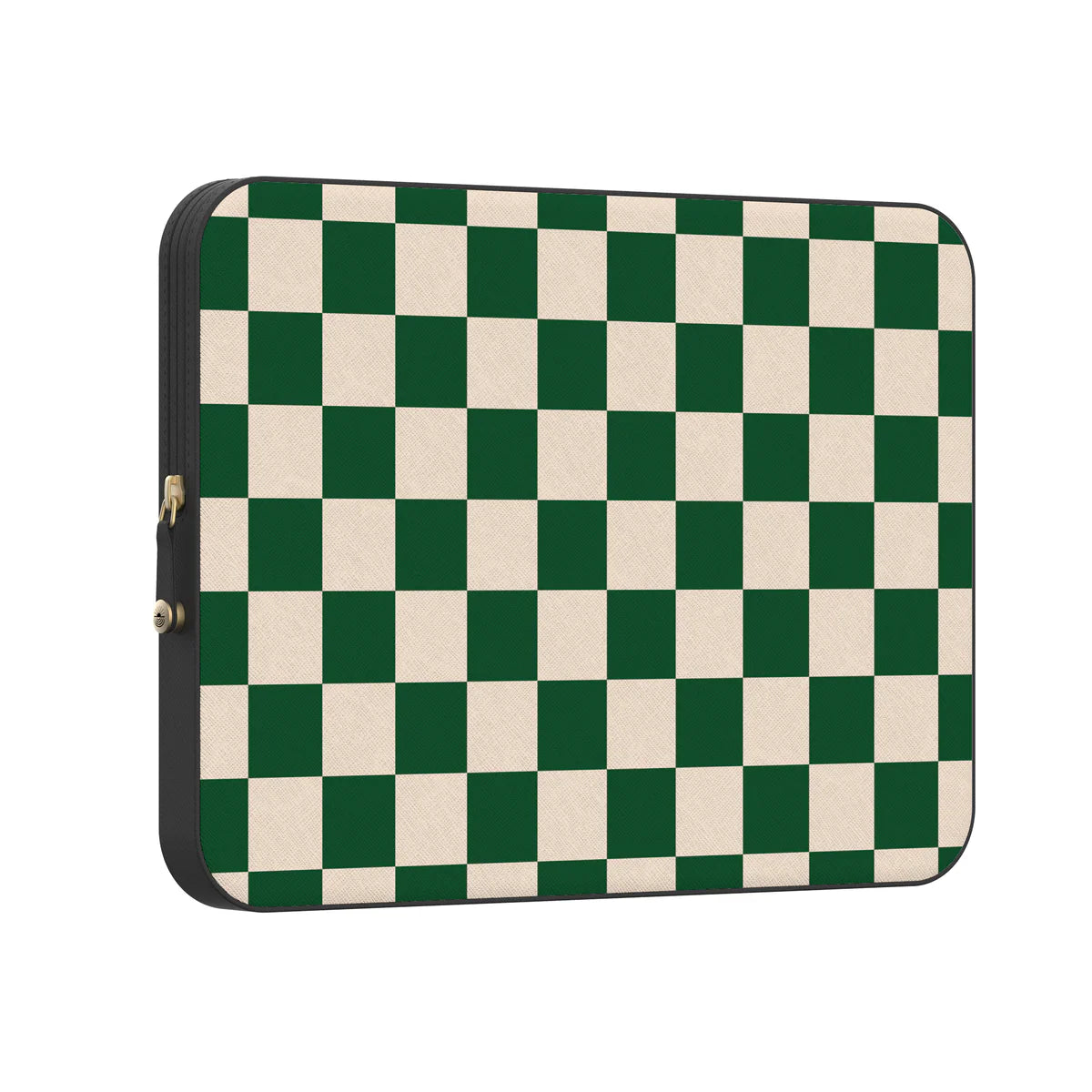 Fit Check | Green Checkerboard Laptop Case