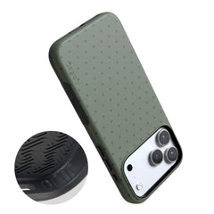 On the Dot | Olive Green Polka Dot Case