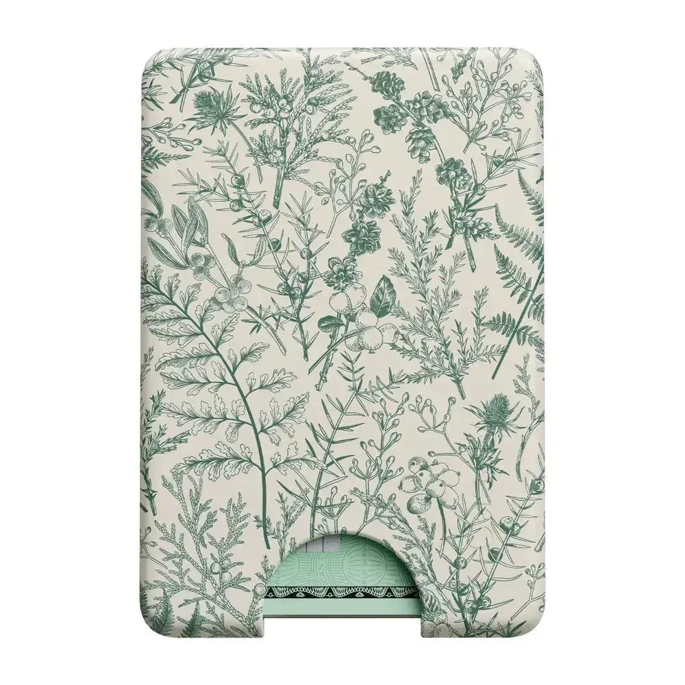 Sage Garden | Green Floral MagWallet
