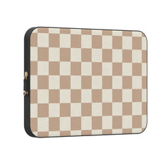 Fit Check | Neutral Checkerboard Laptop Case
