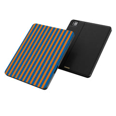 Go New York | Blue & Orange Stripes iPad Case